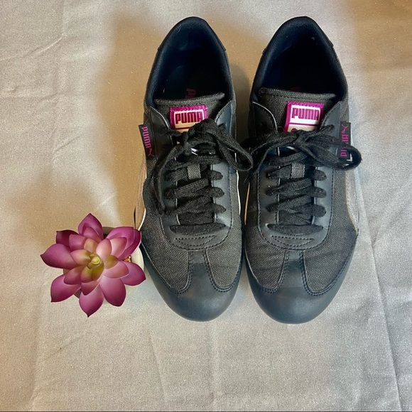 Puma Sport Lifestyle Fashion Sneakers Grey Purple Size 7.5 - Picture 2 of 4